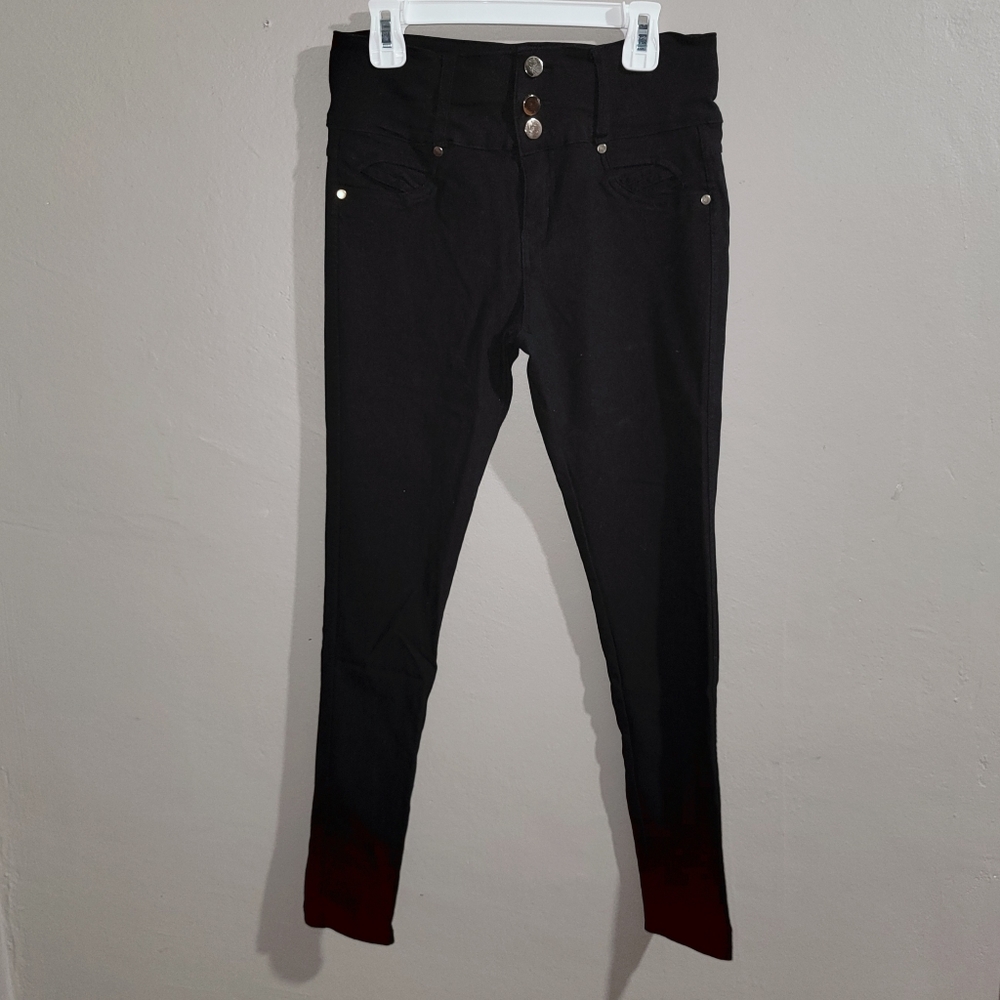 Bae City Classic Black Skinny Dress Pants Stretch Leggings - Women's SIZE S/M